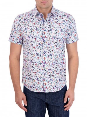 Robert Graham Bavaro Motion Short Sleeve Knit Shirt Multi | PUIDLX634