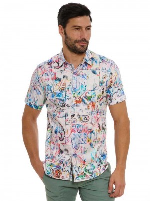 Robert Graham Belize Short Sleeve Button Down Shirt Multi | IGMUDF915