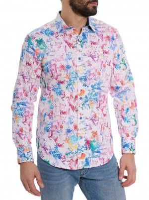 Robert Graham Byers 2 Long Sleeve Button Down Shirt Multi | UKICQS936