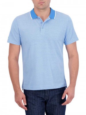 Robert Graham Calmere Polo Niebieskie | BEMOLQ950