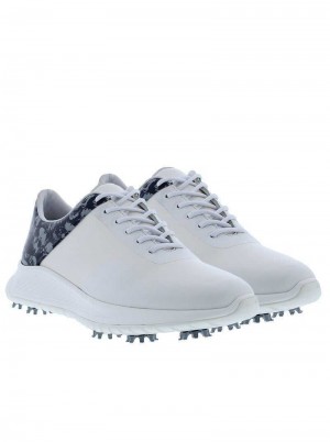 Robert Graham Crockett Golf Shoes Białe | EVJBMI285