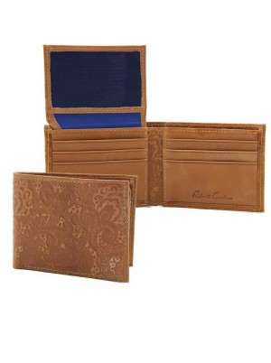 Robert Graham Current Slimfold Wallet Tan | LHBPCD401