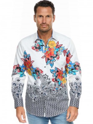 Robert Graham Garden Gala Long Sleeve Button Down Shirt Multi | LVAJZB107