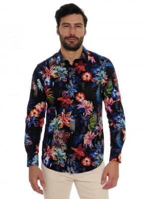 Robert Graham Katazome Long Sleeve Button Down Shirt Multi | NUBLYX538