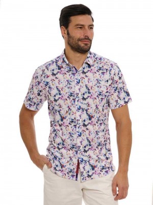 Robert Graham Le Pelosa Short Sleeve Knit Shirt Multi | PFBJED786