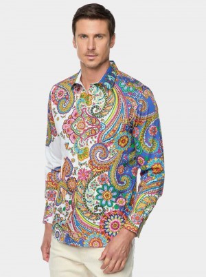 Robert Graham Limited Edition Dprops Long Sleeve Button Down Shirt Classic | AUETZK659