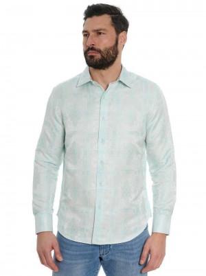 Robert Graham Limited Edition The Timeless Long Sleeve Button Down Shirt Tall Białe | MJTHSO514