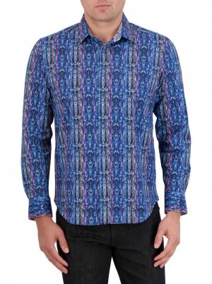 Robert Graham Oasis Motion Long Sleeve Knit Shirt Multi | YDPUKA571