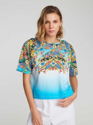 Robert Graham Ombre Wallpaper T-shirt Multi | QKVRZT135