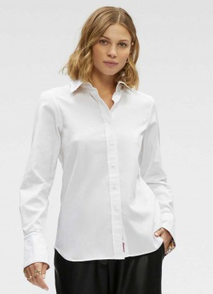 Robert Graham Priscilla Shirt Białe | AEZXHI283