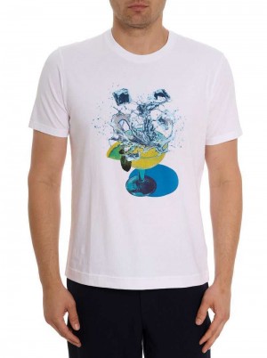 Robert Graham Reggie Graphic T-shirt Multi | IXMCBO371