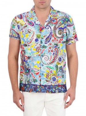 Robert Graham The Drake Short Sleeve Button Down Shirt Multi | KHVUTO038