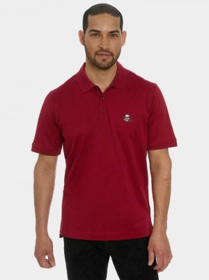 Robert Graham The Player Polo Bordowe | EIBOTK279