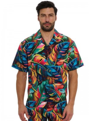 Robert Graham Toucan Short Sleeve Button Down Shirt Multi | IQBELS379