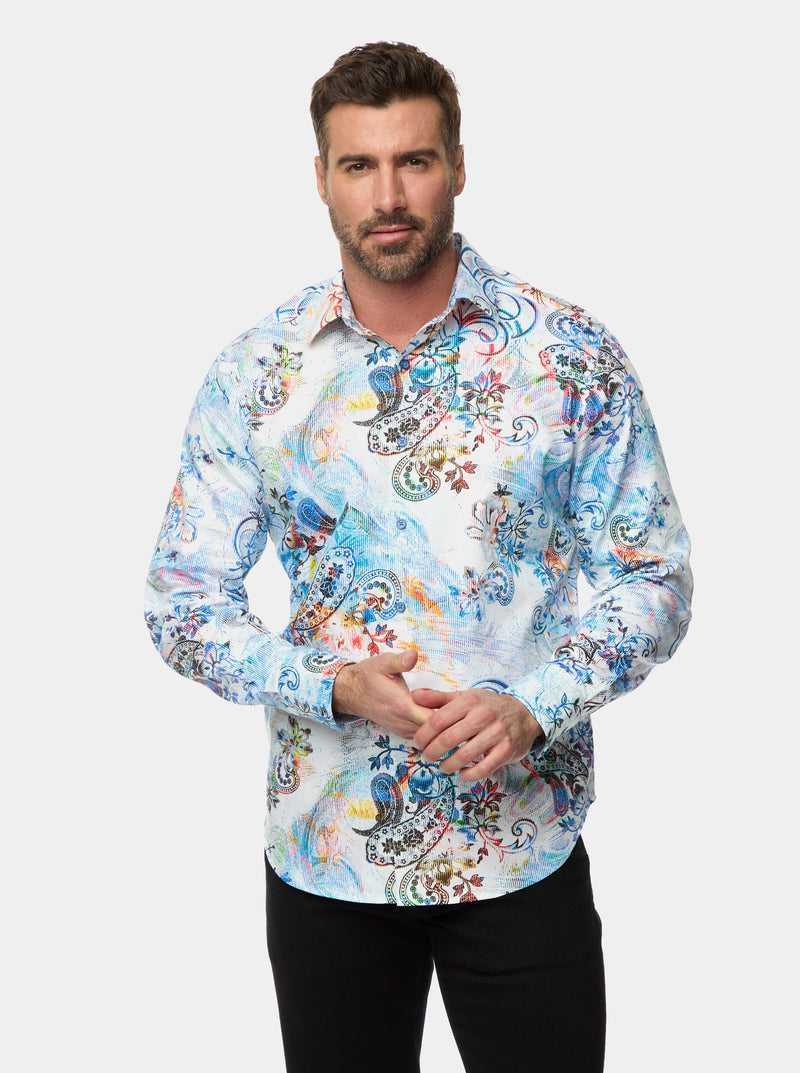 Robert Graham Apex Long Sleeve Button Down Shirt Big Big | MLFXDA324