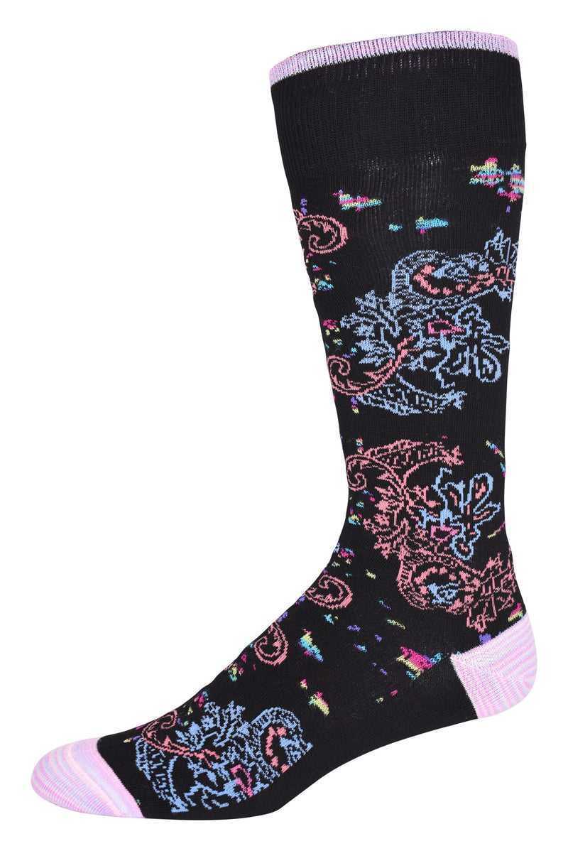 Robert Graham Apex Sock Czarne | QSTAPB103