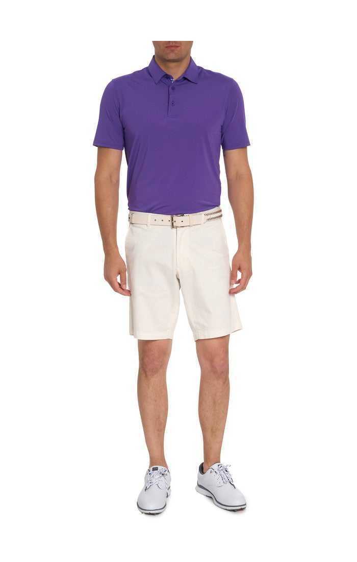 Robert Graham Axelsen Performance Polo Fioletowe | XWYLDE658