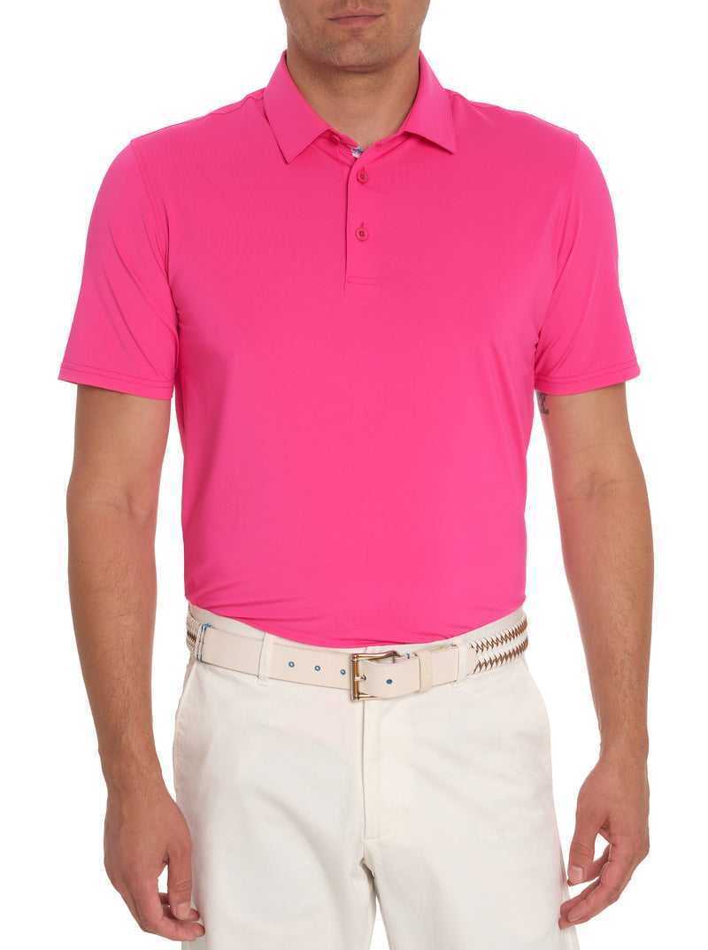 Robert Graham Axelsen Performance Polo Fioletowe | XWYLDE658