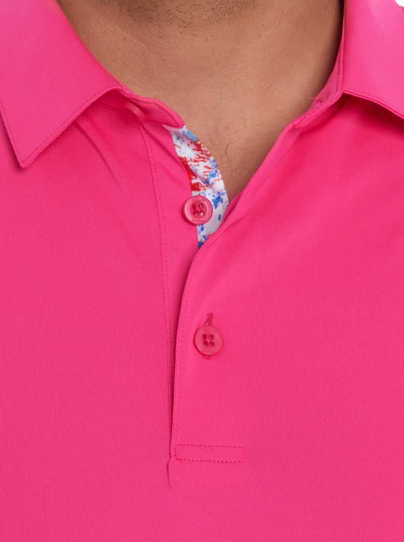 Robert Graham Axelsen Performance Polo Fioletowe | XWYLDE658