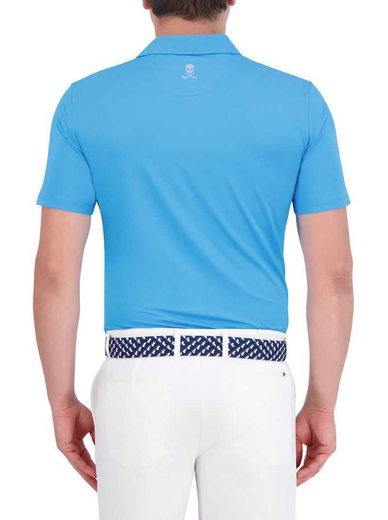 Robert Graham Axelsen Performance Polo Niebieskie | WXBLUY203