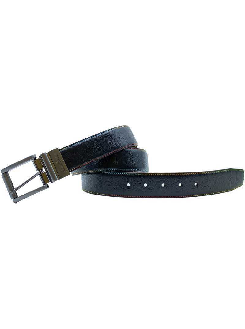 Robert Graham Battlestar Reversible Belt Granatowe | SNVIHA462