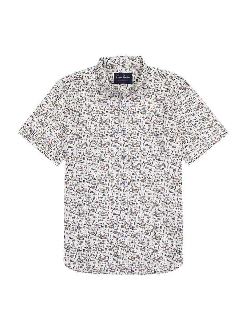 Robert Graham Beach Bound Short Sleeve Button Down Shirt Multi | UQSEHC170