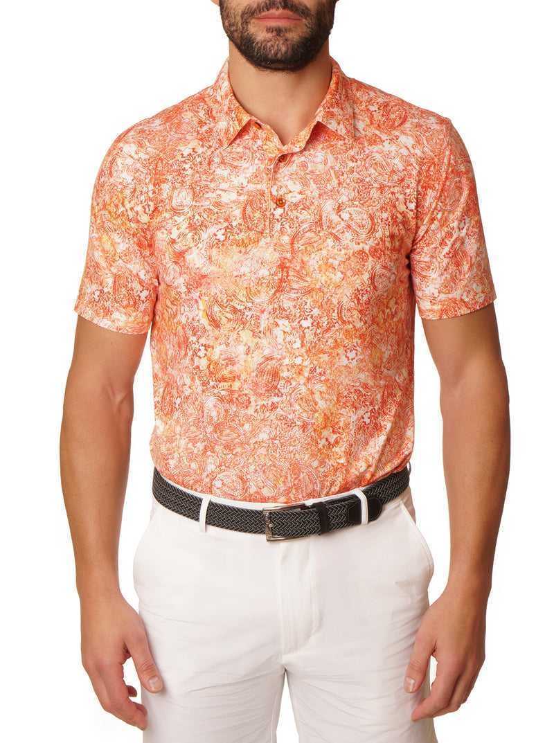 Robert Graham Beatty Polo Niebieskie | FOHLBZ987