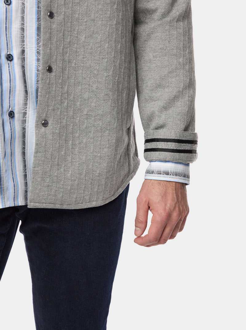 Robert Graham Billard Knit Jacket Szare | SXFLAY690