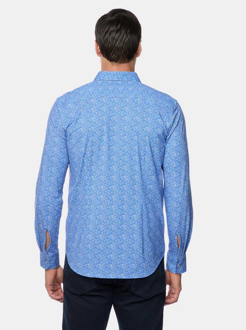 Robert Graham Boden Long Sleeve Button Down Shirt Niebieskie | MUFYDJ703