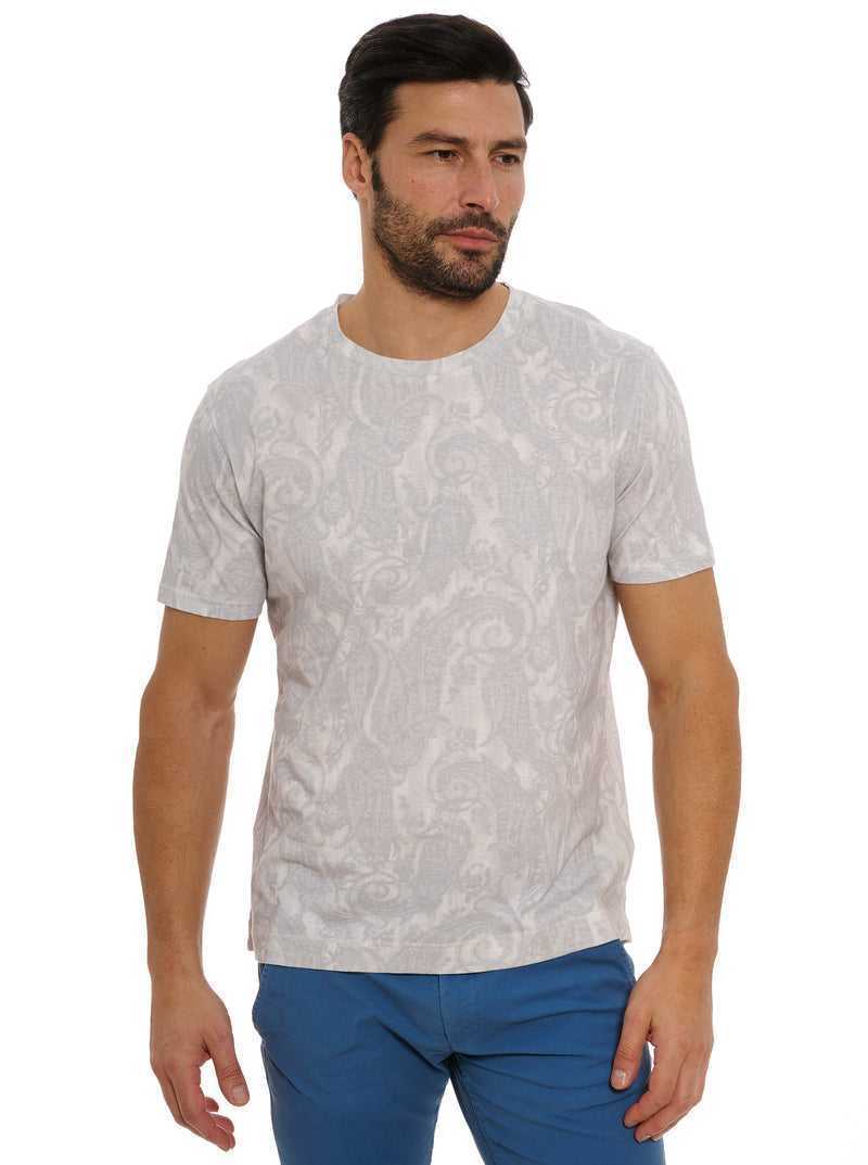 Robert Graham Bodhi T-shirt Granatowe | IGSUWQ015