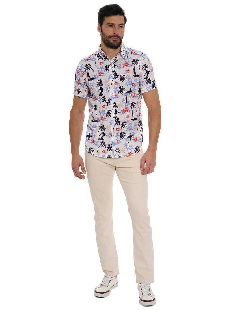 Robert Graham Bondi Short Sleeve Button Down Shirt Multi | RFGKJL618