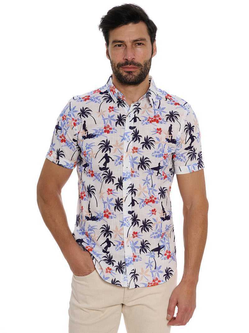 Robert Graham Bondi Short Sleeve Button Down Shirt Multi | RFGKJL618