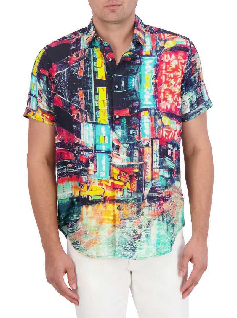 Robert Graham Boreal Short Sleeve Button Down Shirt Multi | SUNGCM573