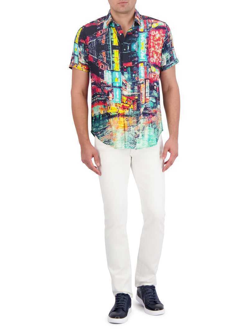 Robert Graham Boreal Short Sleeve Button Down Shirt Multi | SUNGCM573