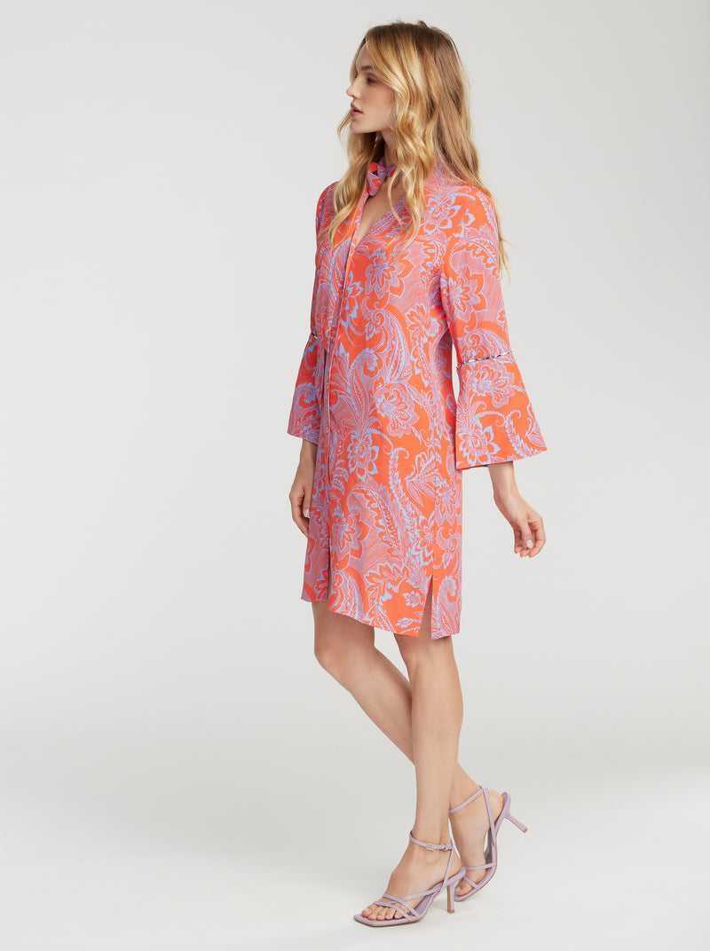 Robert Graham Brenna Dress Różowe | DNJEAU842