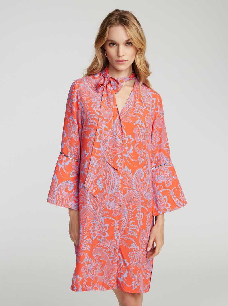 Robert Graham Brenna Dress Różowe | DNJEAU842