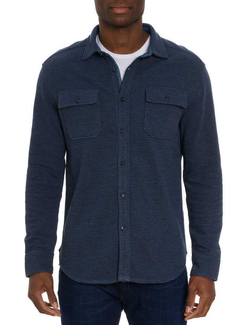 Robert Graham Brunner Long Sleeve Knit Indygo | SXNOAJ094