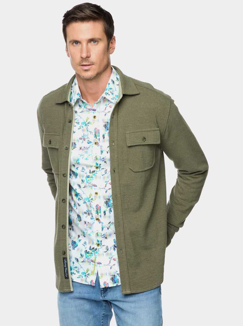 Robert Graham Brunner Long Sleeve Knit Niebieskie | RPEVJC021