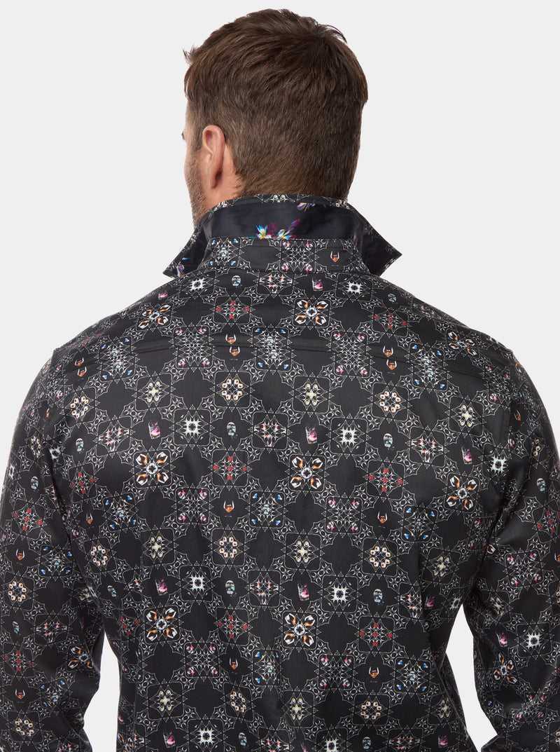 Robert Graham Buena Vista Long Sleeve Button Down Shirt Czarne | AJXBHW748