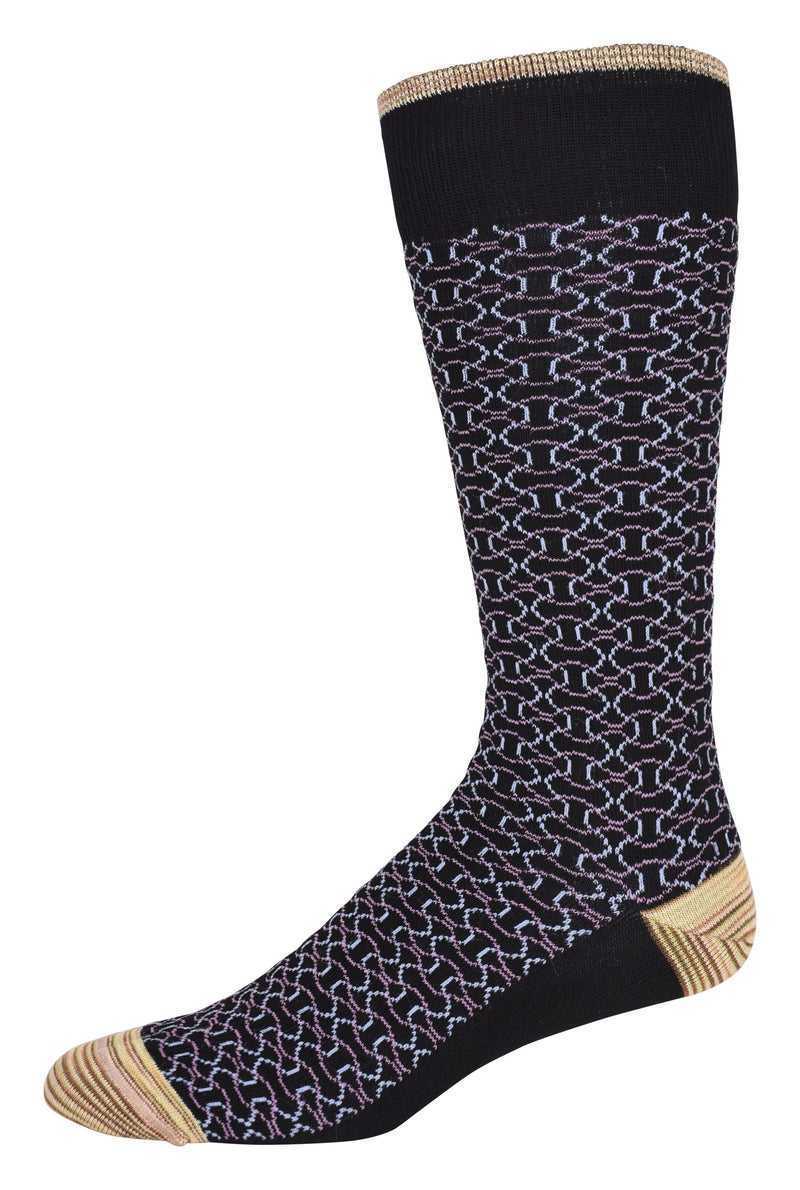 Robert Graham Calix Socks Czarne | FDHUBS950