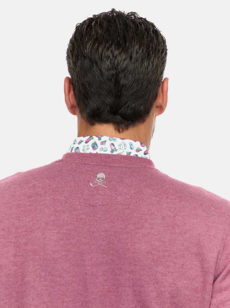 Robert Graham Colbourne Knit Shirt Berry | WADQFC671