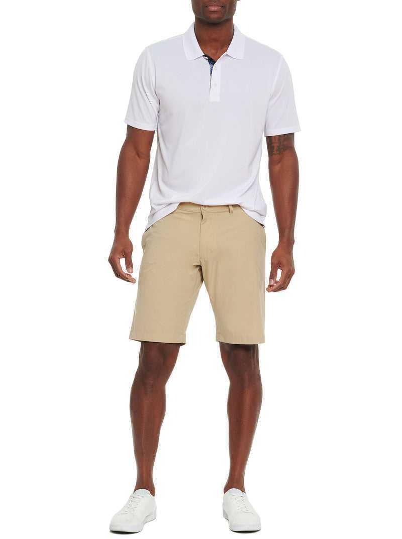 Robert Graham Deacon Performance Shorts Khaki | XHEAUR261