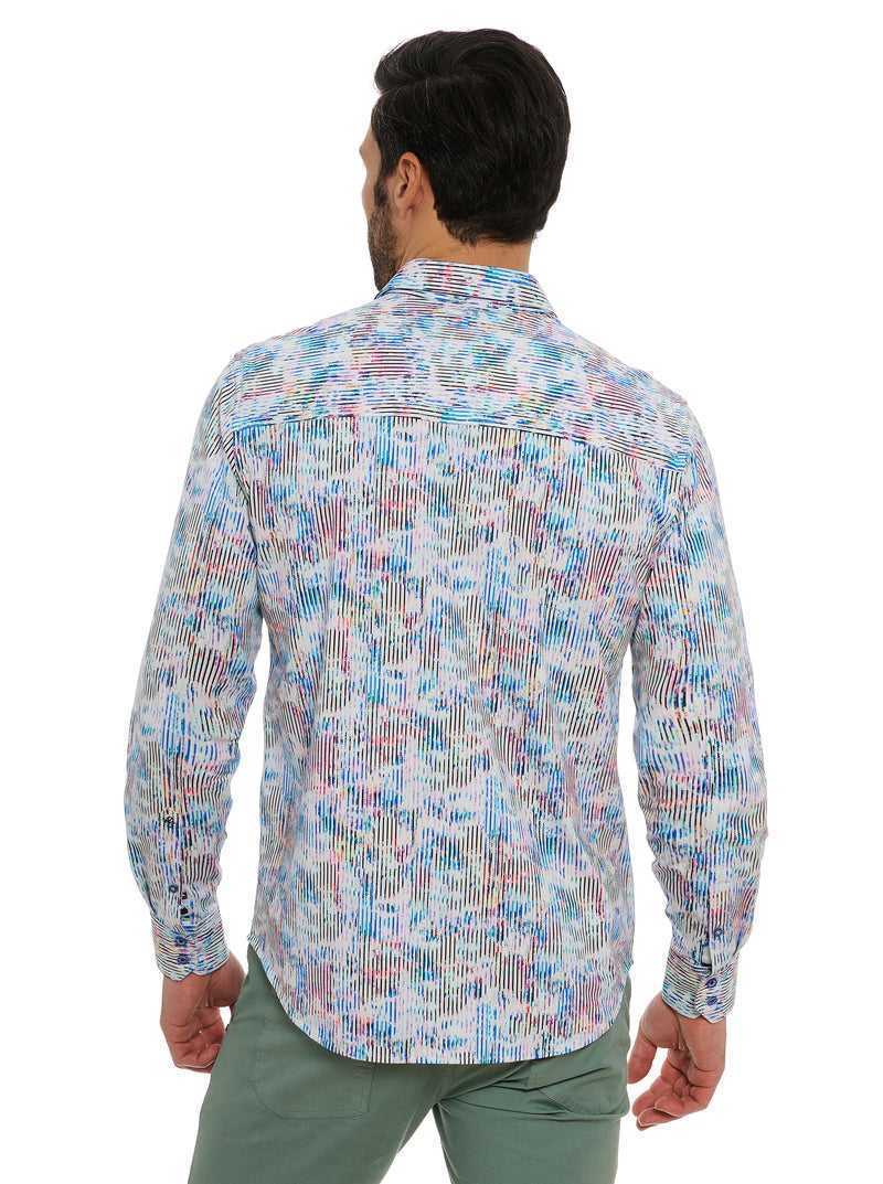 Robert Graham Delray Long Sleeve Knit Shirt Multi | KTZEOX410