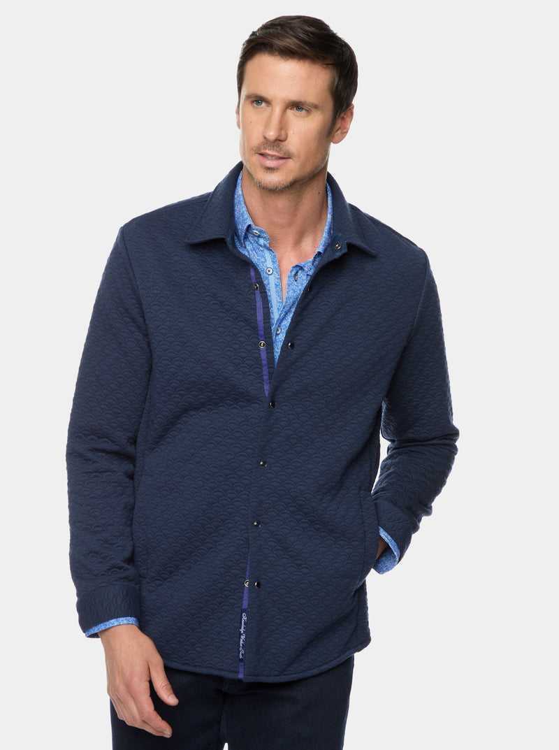 Robert Graham Downey Long Sleeve Knit Jacket Tailored | OTEHMC796