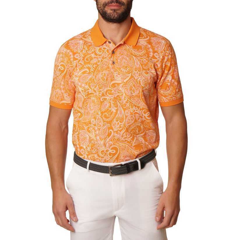 Robert Graham Dozer Polo Pomarańczowe | YIAQXW735