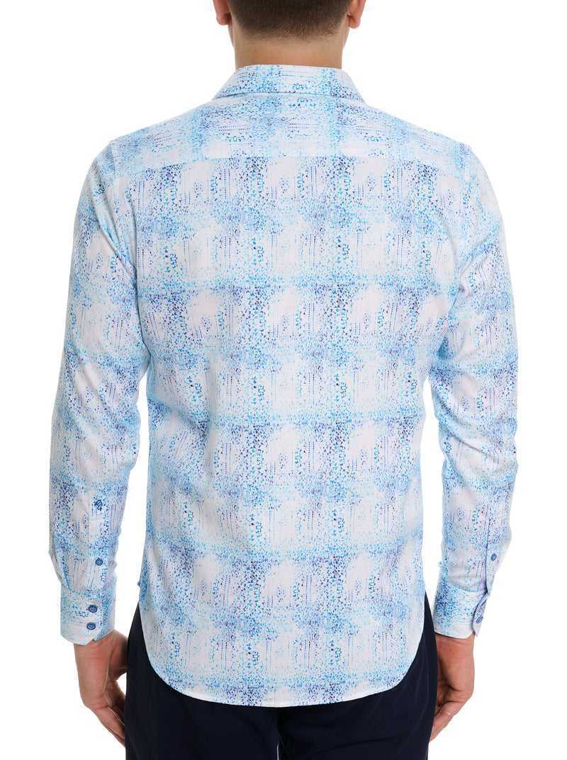 Robert Graham Dreamweaver Long Sleeve Button Down Shirt Teal | PWRQZU973