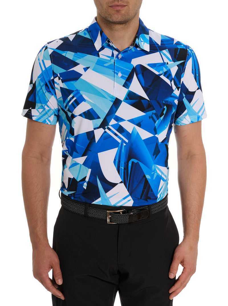 Robert Graham Driftwood Polo Niebieskie | GJDIHL871