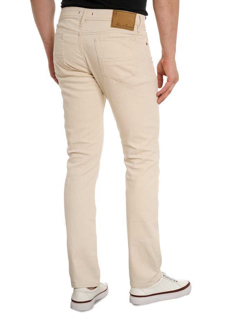 Robert Graham Elliott Denim Pant Oatmeal | DCOBWZ870