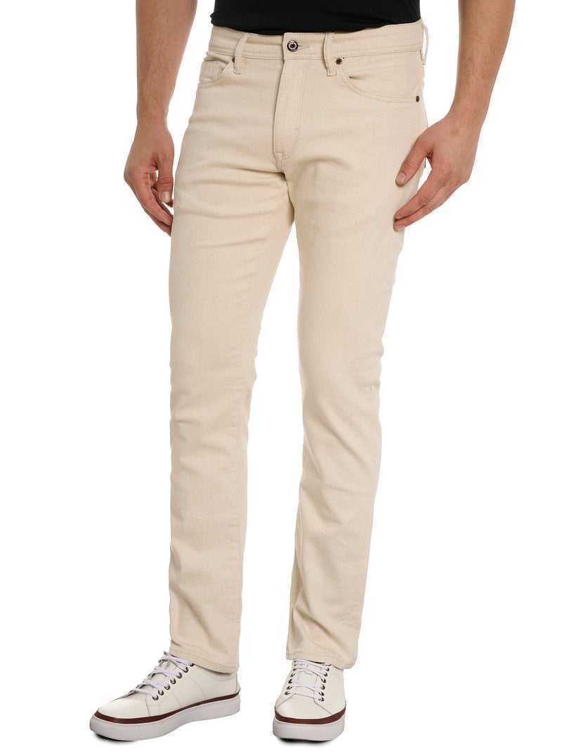 Robert Graham Elliott Denim Pant Oatmeal | DCOBWZ870