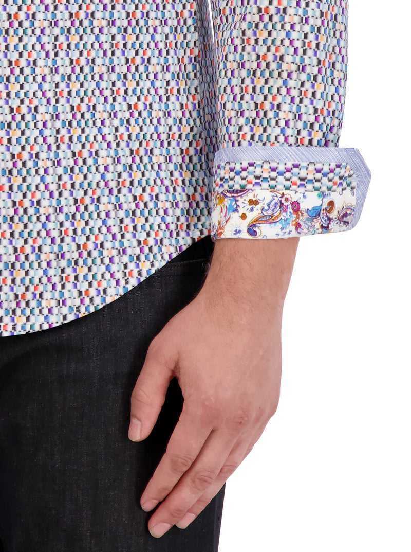 Robert Graham Flamenco Motion Long Sleeve Knit Shirt Multi | YMSOBZ951